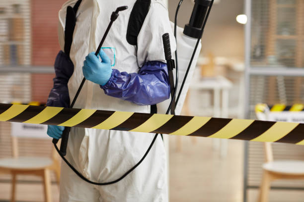 Professional Blood Cleanup technician working in Troy, MO